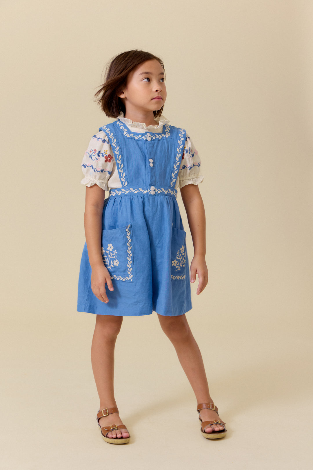 [Lali Kids] Clara romper - Coastal Blue