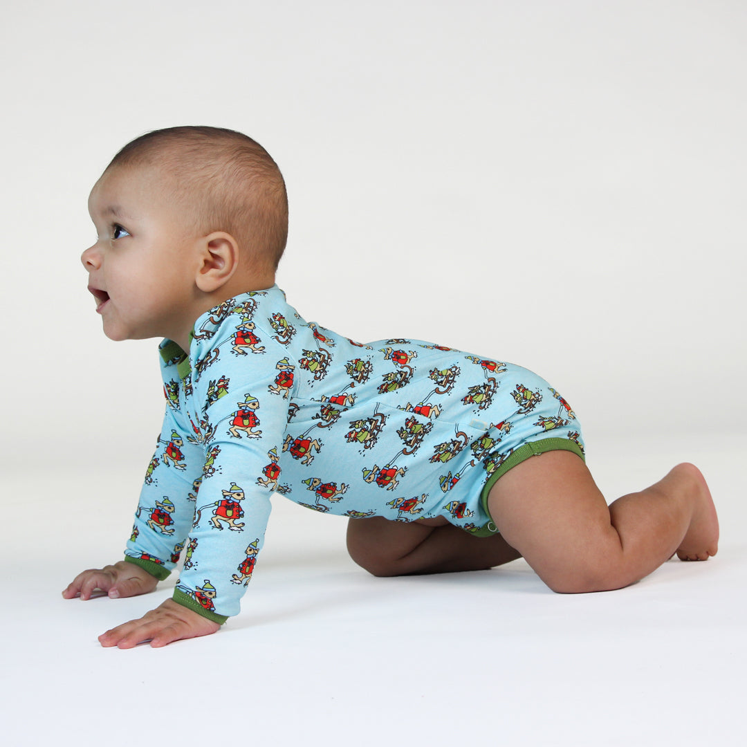 [Smafolk] Long Sleeved Top Baby Body with Schlitten - Stratosphere