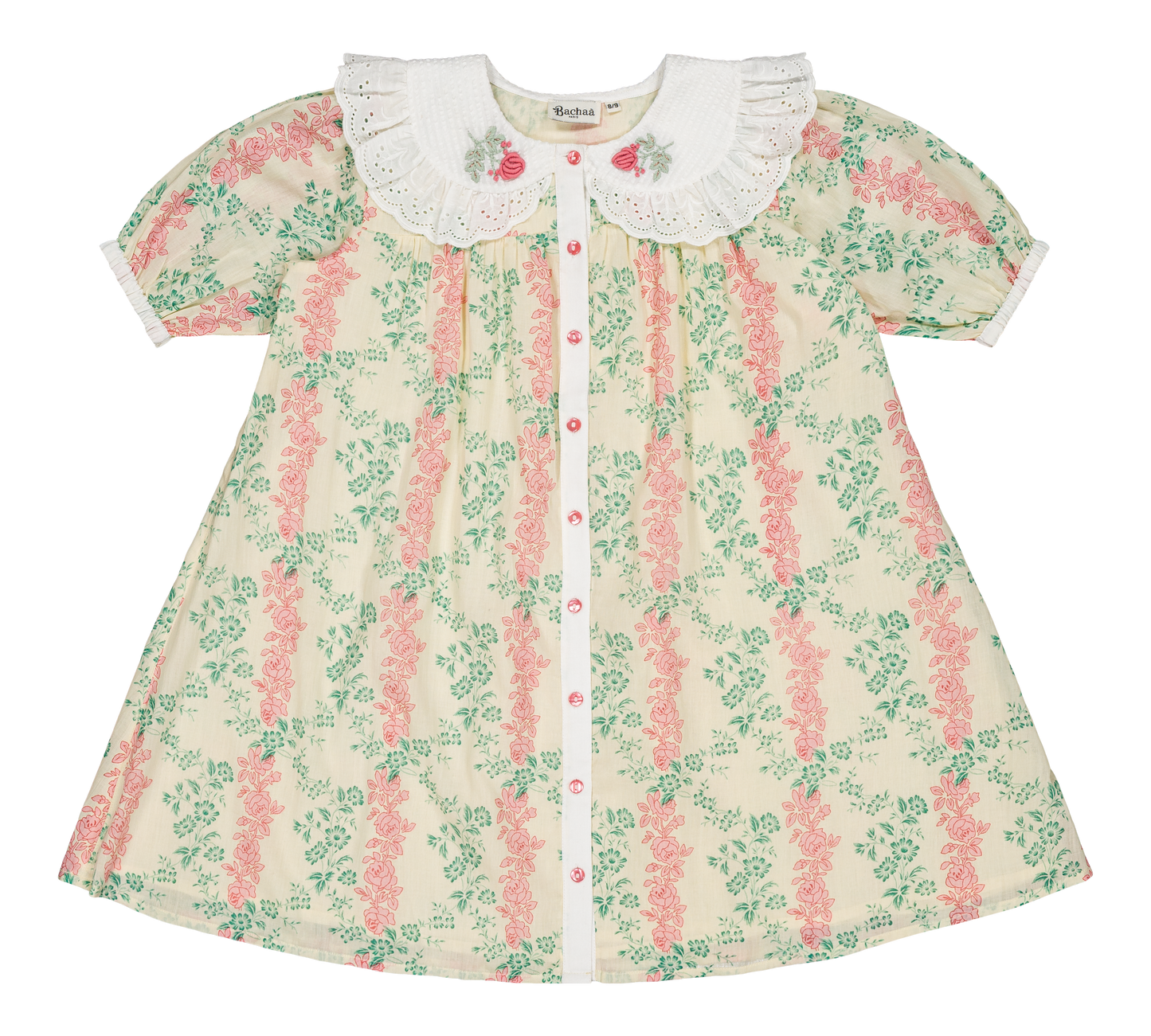 [Bachaa] Lemon Tree Robe Dress - Arabesque print
