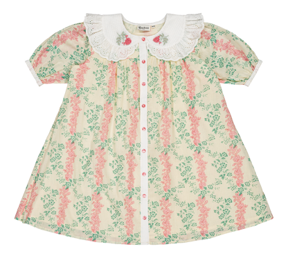 [Bachaa] Lemon Tree Robe Dress - Arabesque print