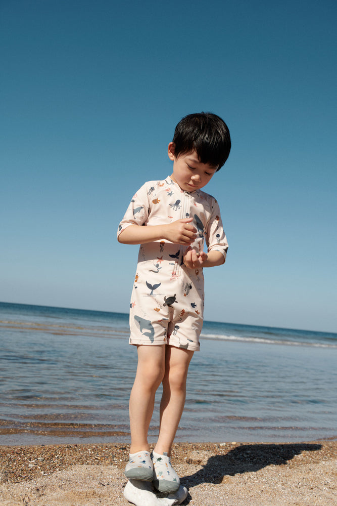 [Liewood] Max Swim Jumpsuit - Sea Creatrue /  Sandy