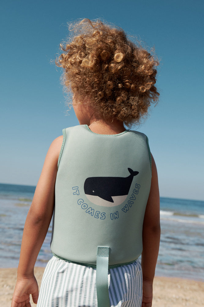 [Liewood] Dove Swim Vest - It Comes in Waves / Peppermint