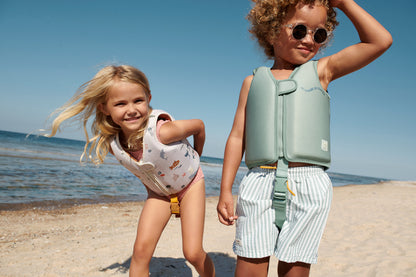 [Liewood] Dove Swim Vest - It Comes in Waves / Peppermint