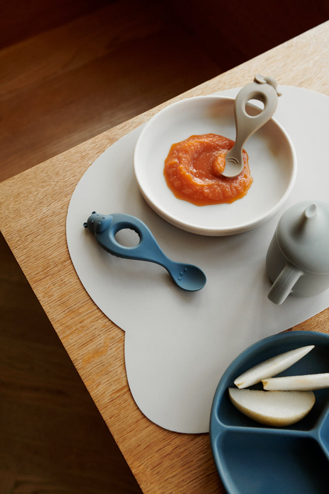 [Liewood] Liva Silicone Spoon 4-Pack - Safari / Blue Multi Mix