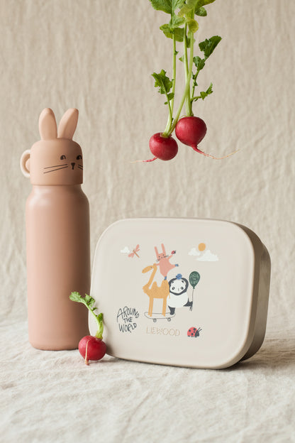 [Liewood] Arthur Steel Lunch Box 900ML - Around World