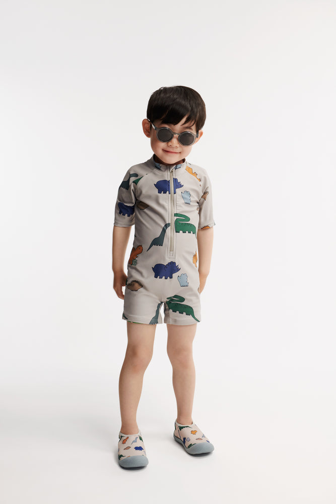 [Liewood] Max Swim Jumpsuit - Dinosaurs / Mist