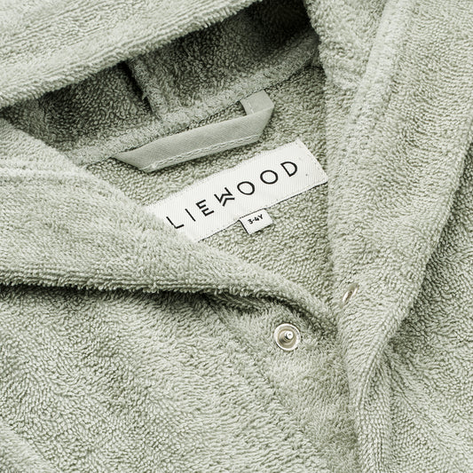 [Liewood] Lily Bear Bathrobe - Dove Blue