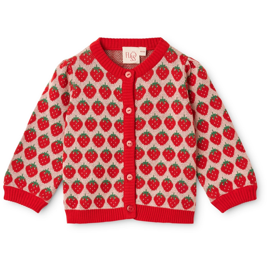 [Floss]Line Cardigan-Blossom Pink Berry