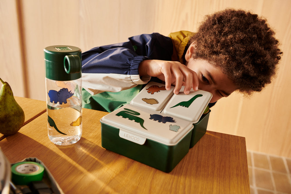 [Liewood] Clemence Tritan Bottle 350ml - Dinosaurs / Mist