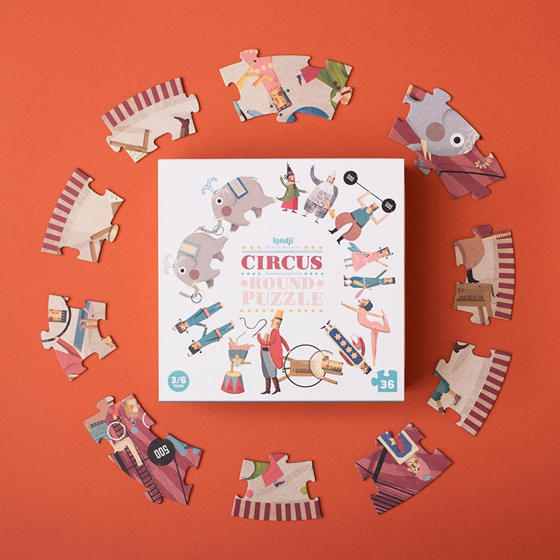 [Londji] Circus Round Puzzle