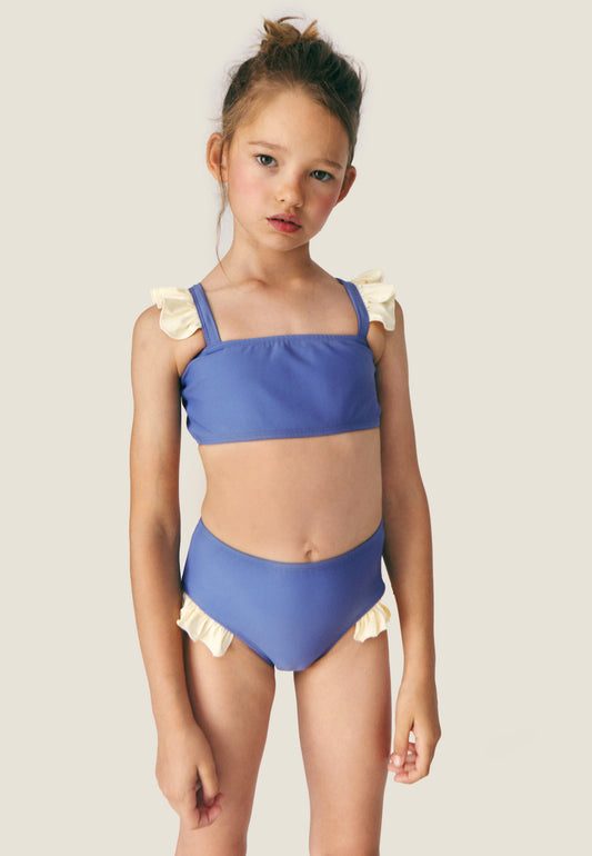 [Mipounet]Lona Swimwear - Ecru/Blue