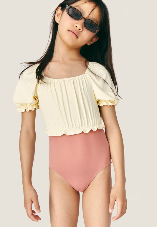 [Mipounet] Elise Swimwear - Ecru/Terracota
