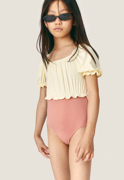 [Mipounet] Elise Swimwear - Ecru/Terracota