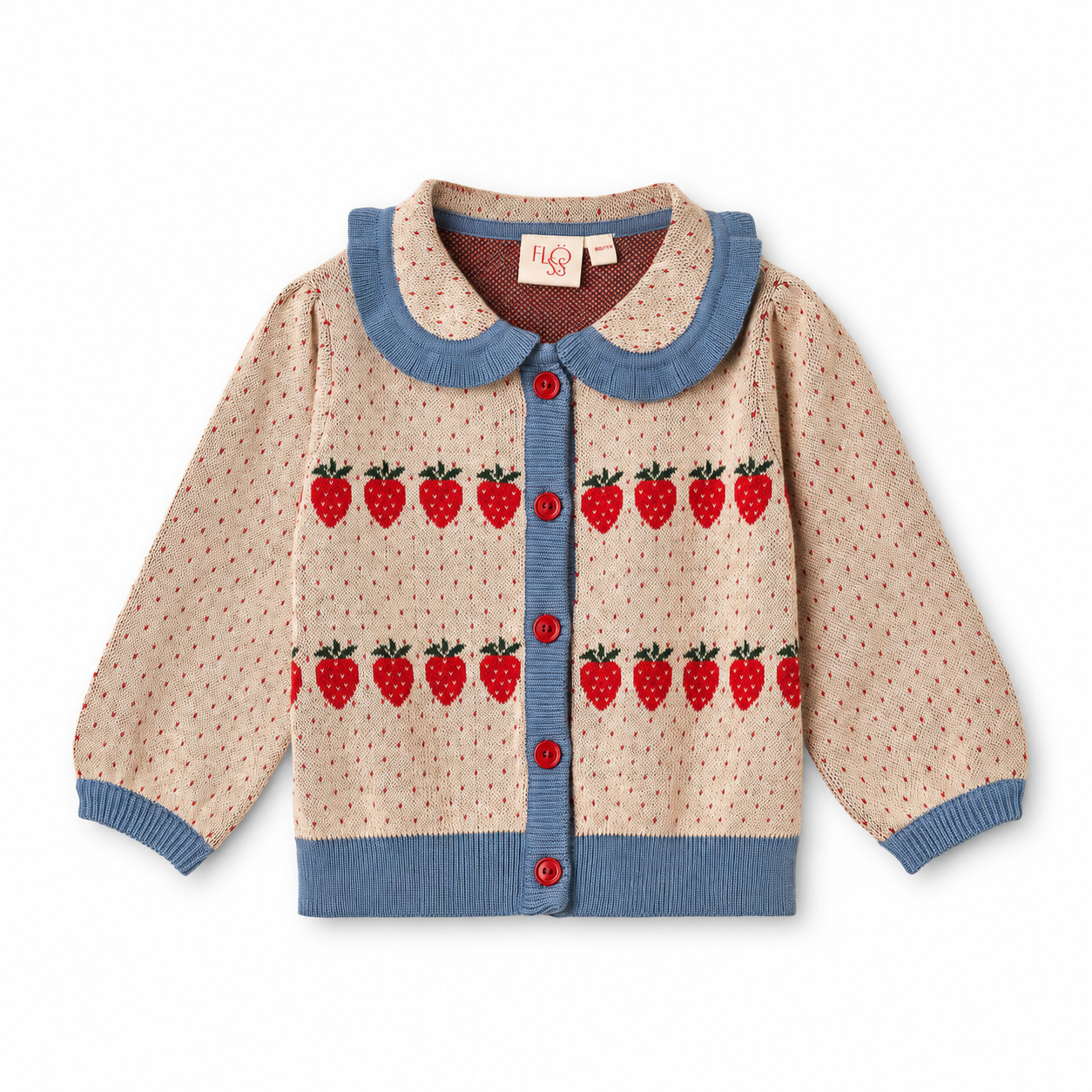 [Floss]Louise Cardigan - Warm Cotton Berry