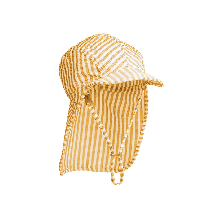 [Liewood] Lusio Seersucker Sun Hat - Y/D Stripe Yellow Mellow