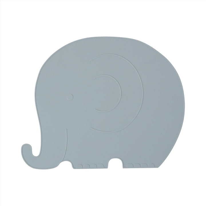 [OYOY] Placemat Henry Elephan - Pale Blue