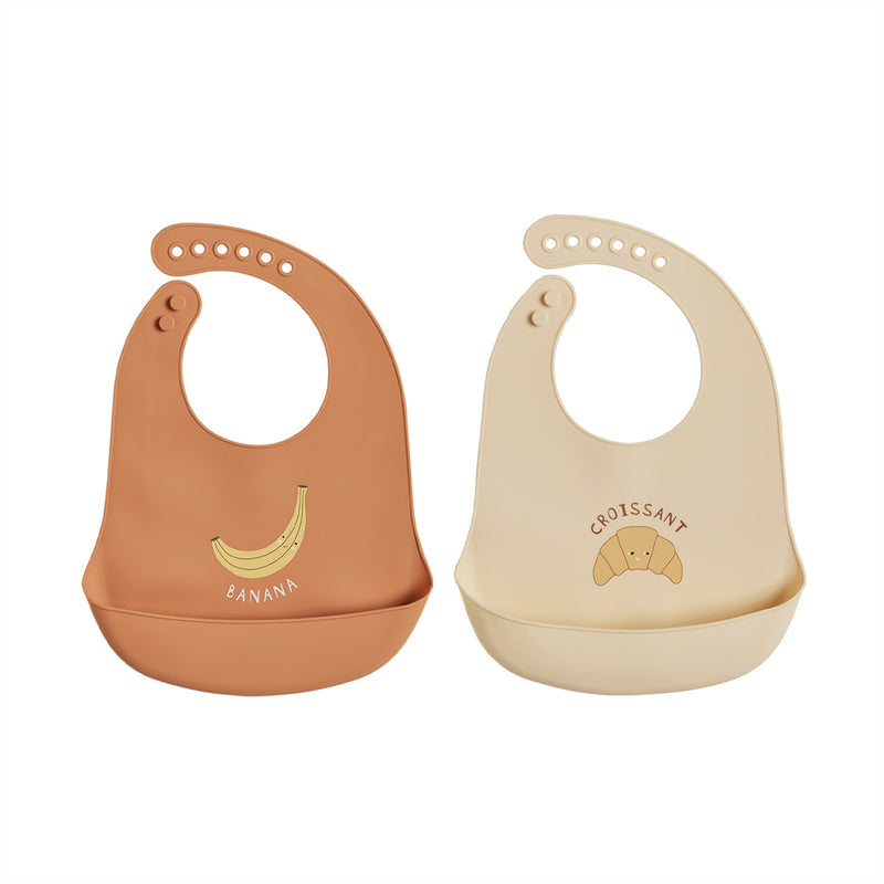 [OYOY] Yummy Silicone Bib - Caramel / Butter