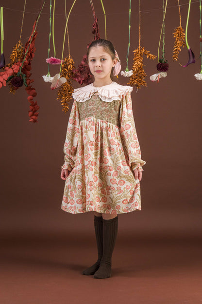 [Bachaa]Madeleine Dress-Promenade enchantée print