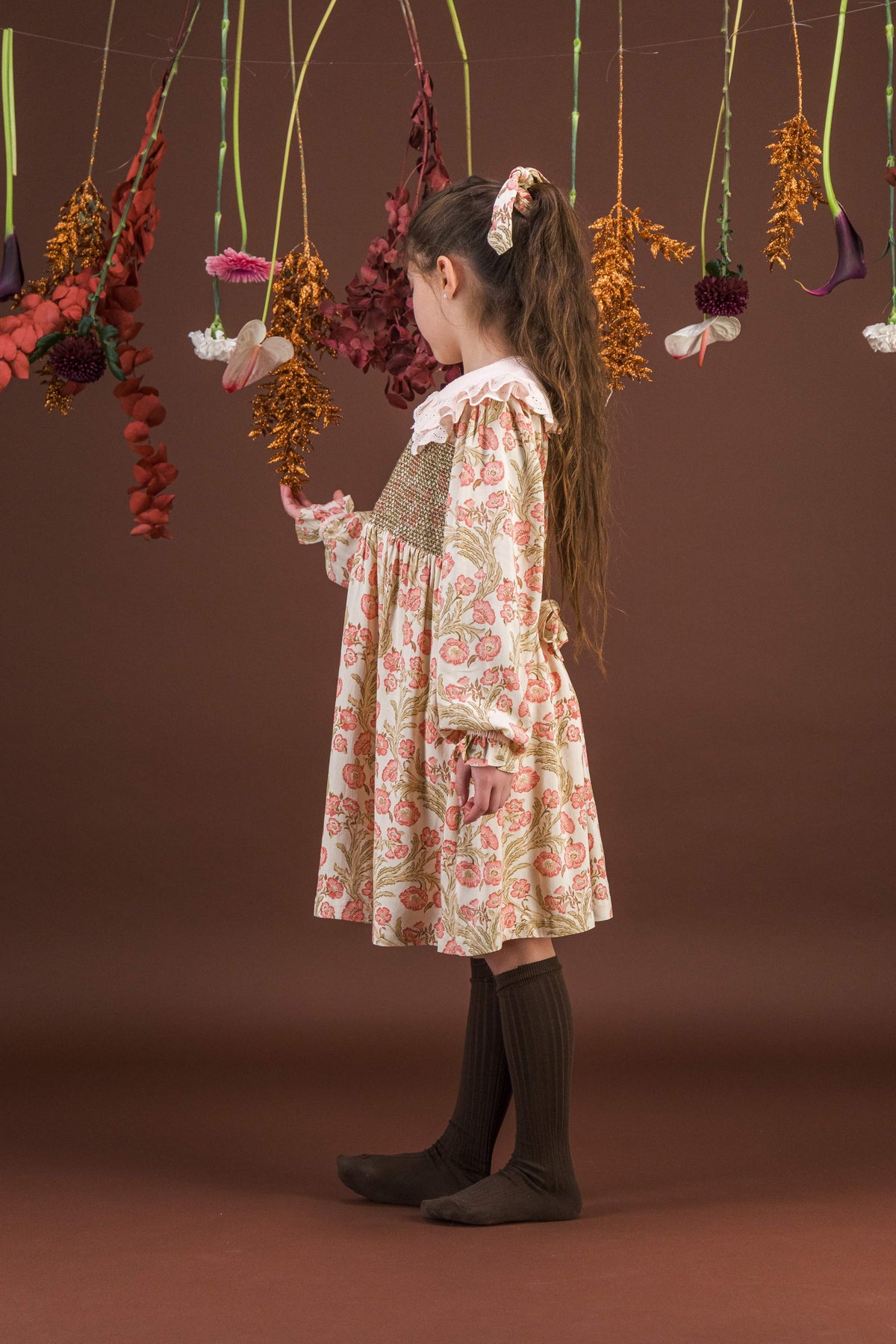 [Bachaa]Madeleine Dress-Promenade enchantée print
