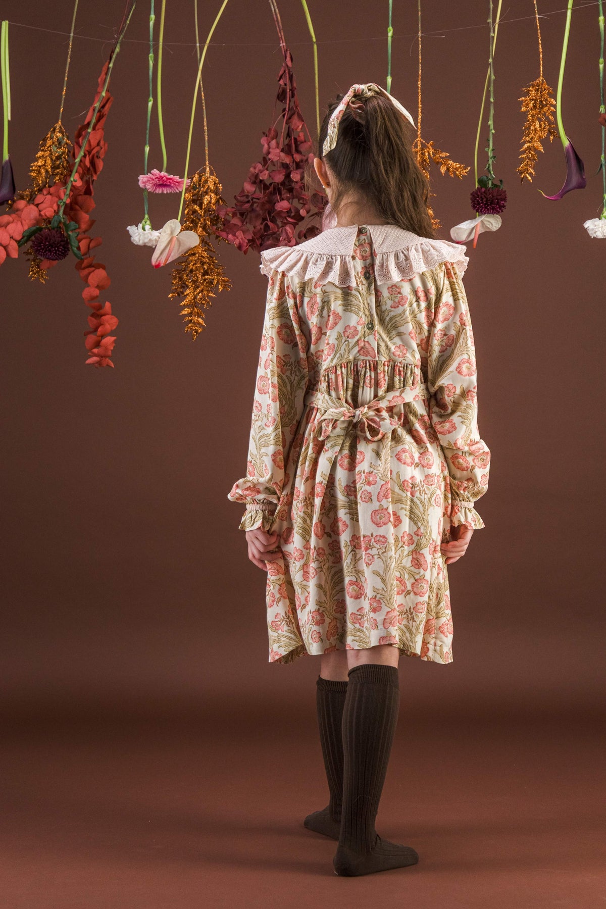 [Bachaa]Madeleine Dress-Promenade enchantée print