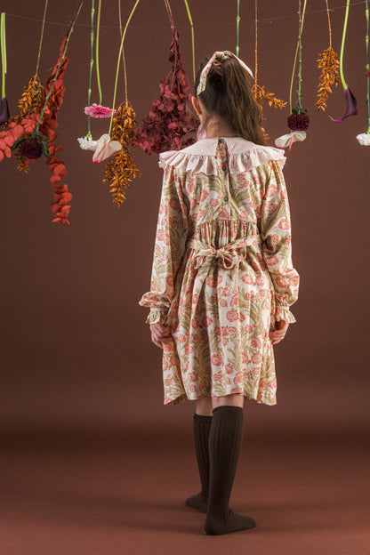 [Bachaa]Madeleine Dress-Promenade enchantée print