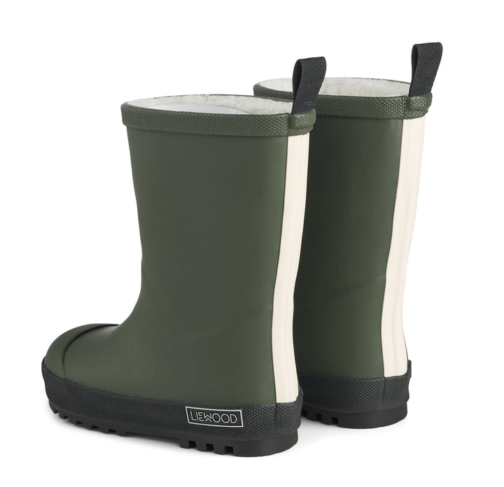 [Liewood] Mason Thermo Rain Boot - Hunter Green / Balck