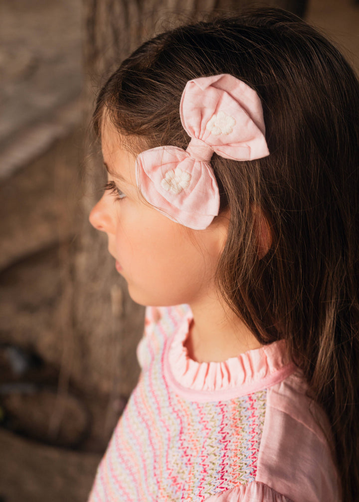 [Bachaa] Papillon Hair Clip - Old Pink