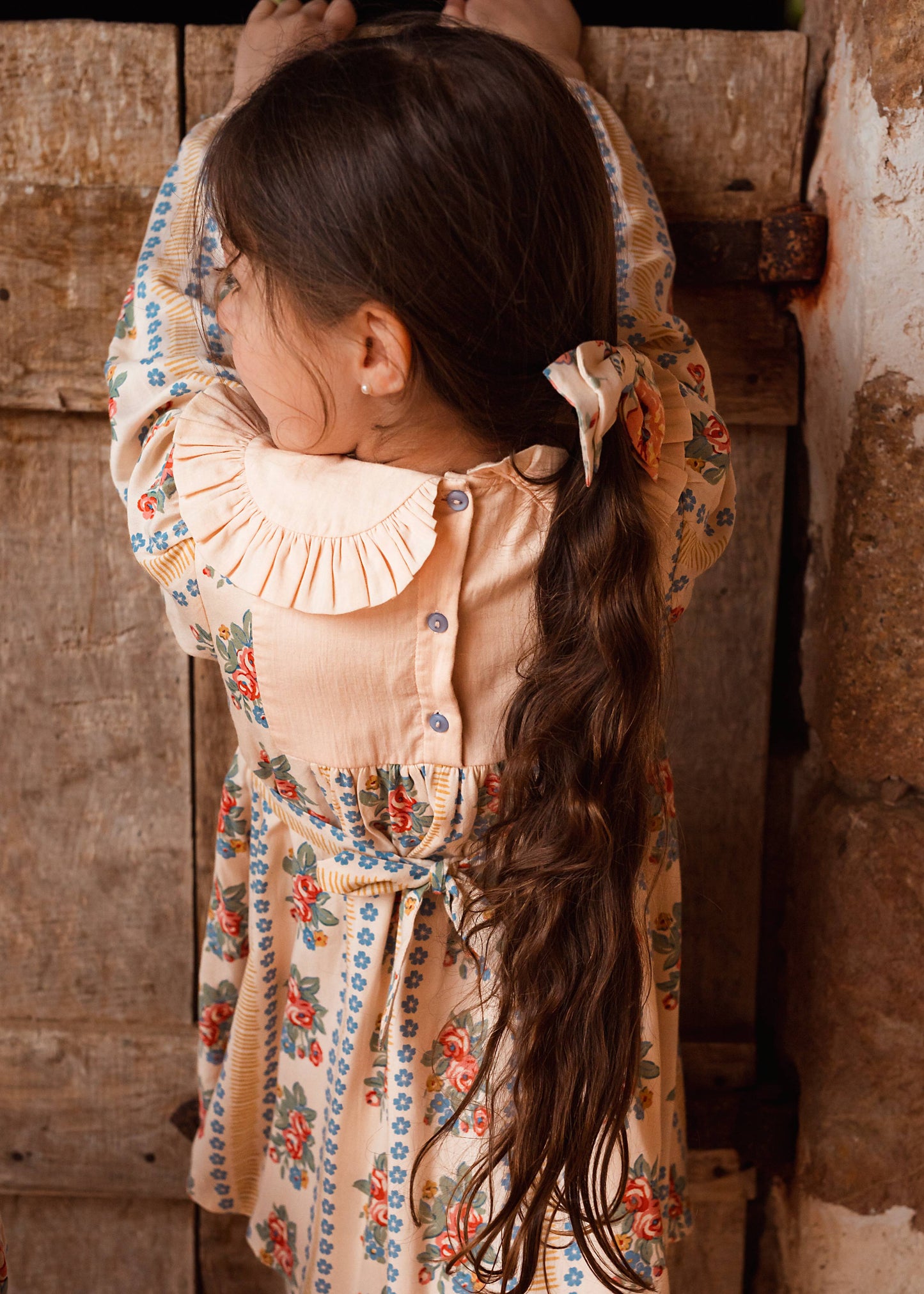 [Bachaa] Babydoll Robe Dress - Darling Print