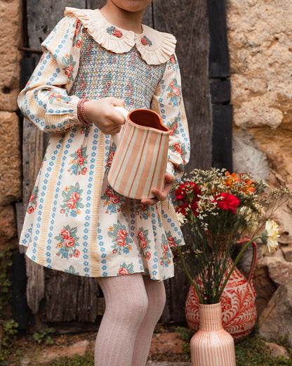 [Bachaa] Babydoll Robe Dress - Darling Print