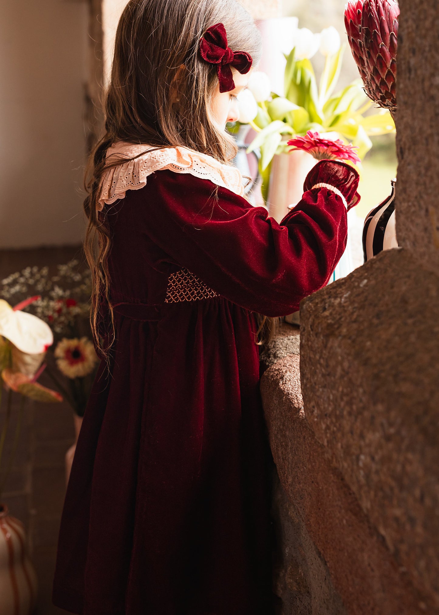 [Bachaa] Mi Amor Robe Dress - Burgundy