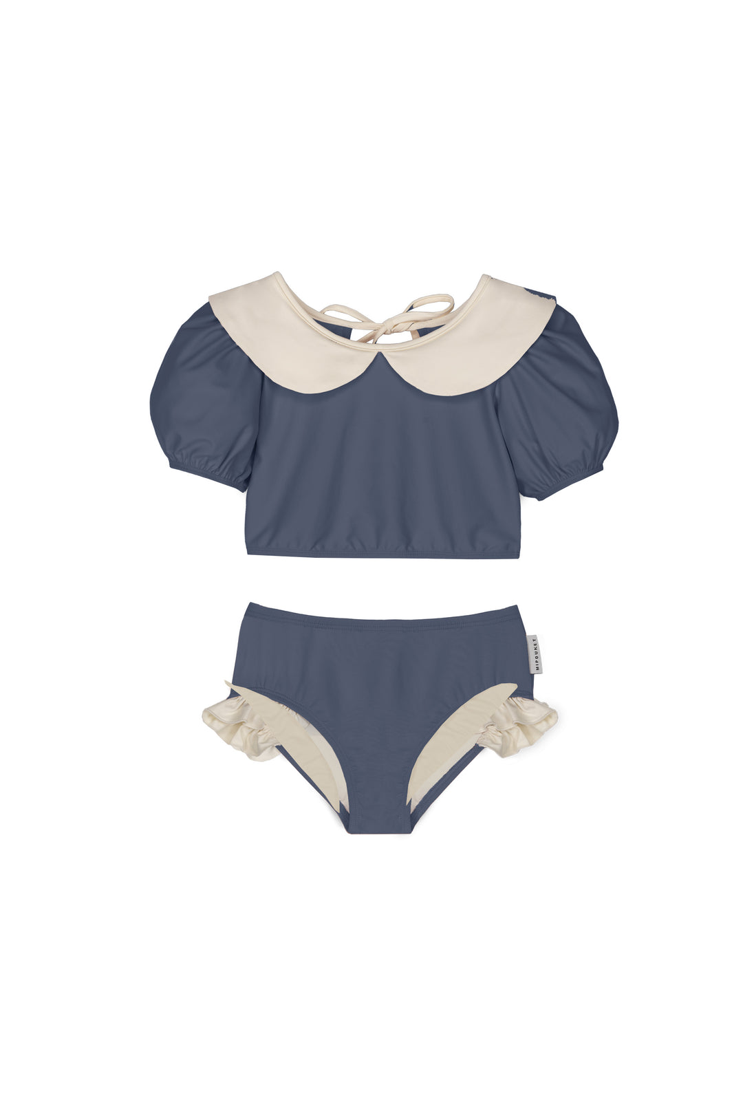 [Mipounet] Miuccia Collared Swimsuit - Navy