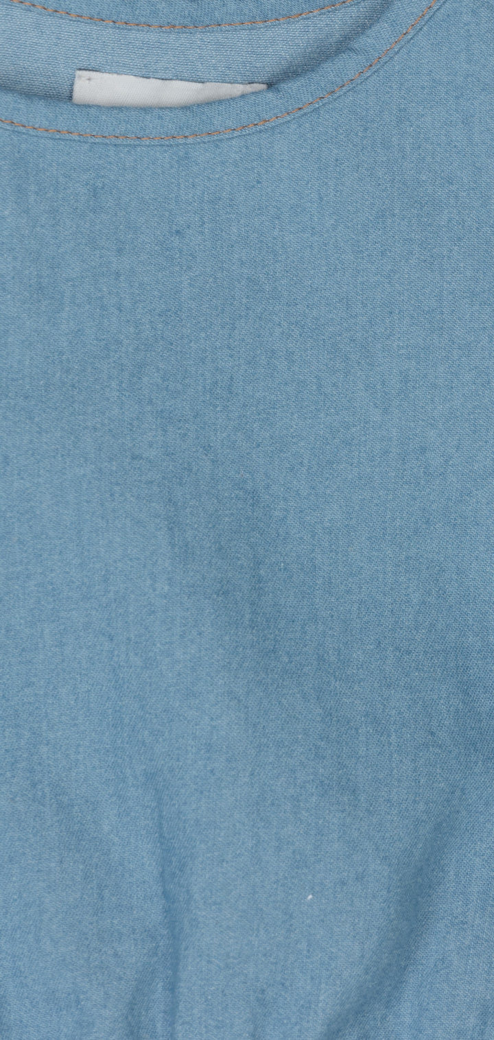 [Coming soon] [Mipounet] Aroa Denim Top - Light Blue