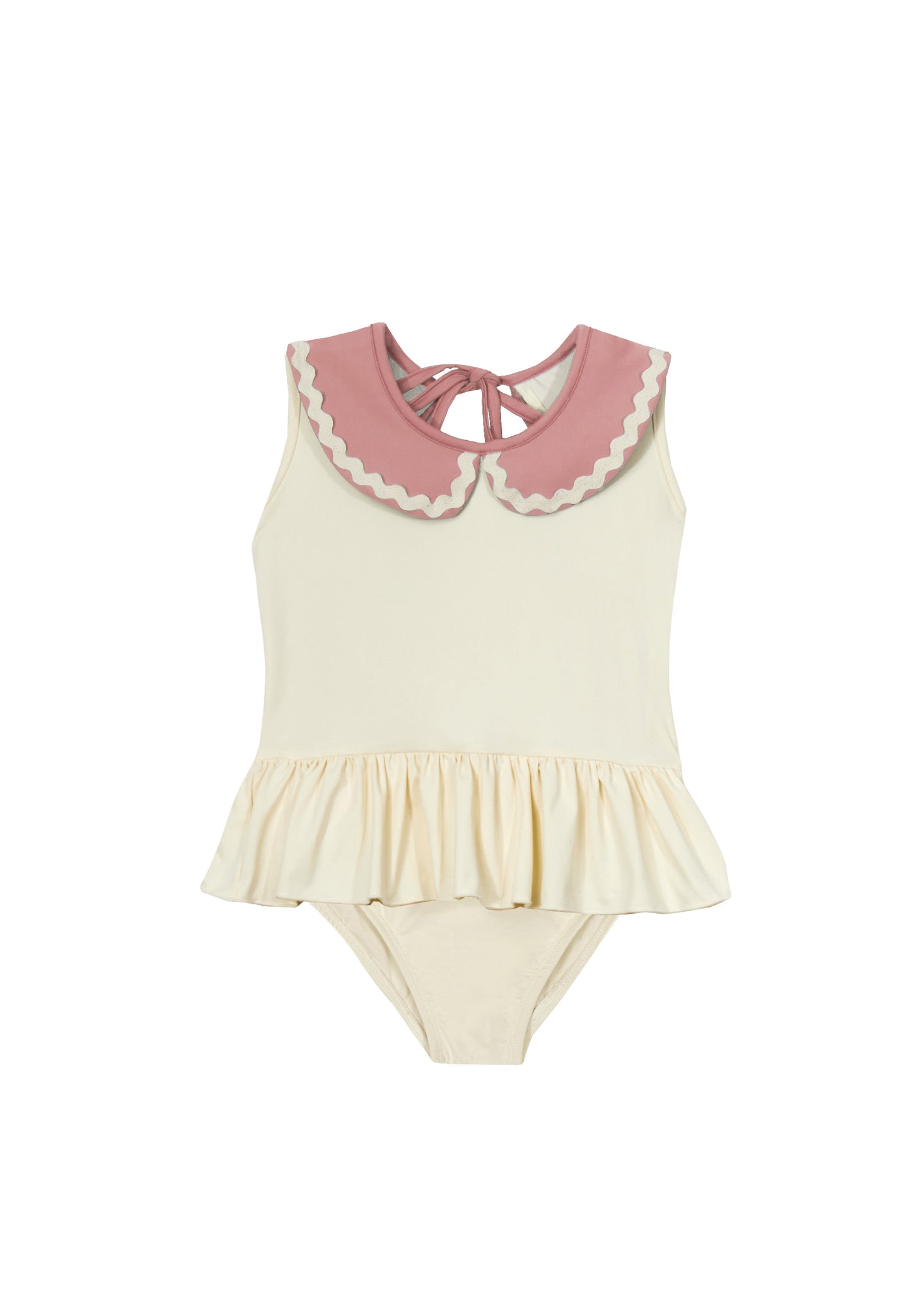 [Mipounet]Olie Swimwear - Ecru/Terracota