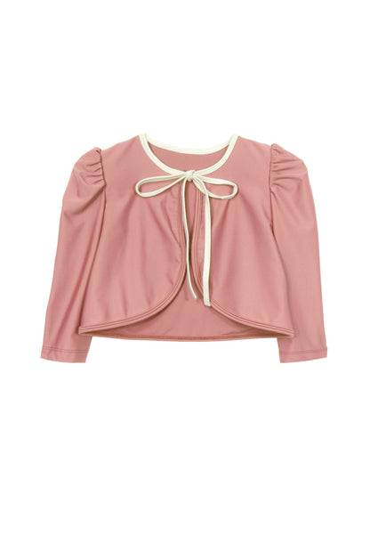 [Mipounet]Noelie Cardigan - Ecru/Terracota