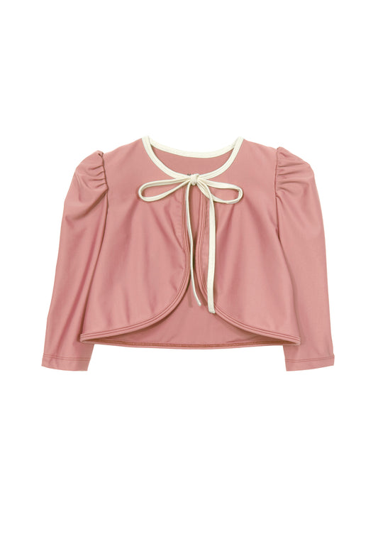 [Mipounet]Noelie Cardigan - Ecru/Terracota