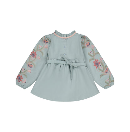 [Bachaa] Ma Cherie Blouse/ Short Dress - Blue