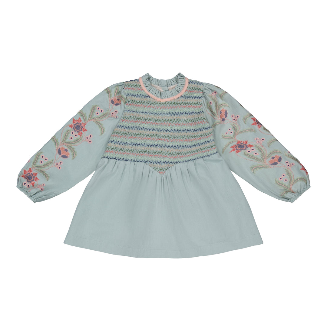 [Bachaa] Ma Cherie Blouse/ Short Dress - Blue