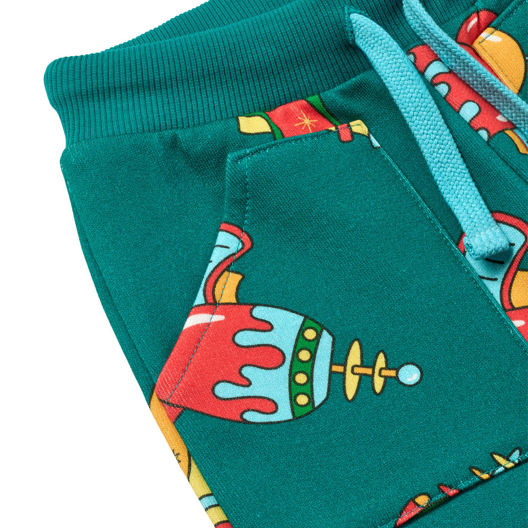 [Smafolk] Macoun Sweatpants Space Blasters- Petroleum Green