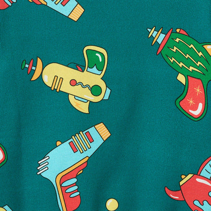 [Smafolk] Macoun Sweatpants Space Blasters- Petroleum Green
