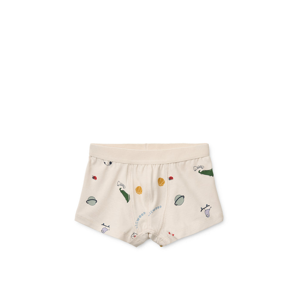[Liewood]Marvin Boxers 3-Pack Dino Roar Mix
