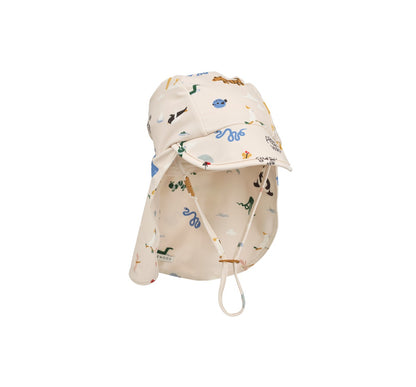 [Liewood] Cecilia Swim Hat - Around The World / Sandy
