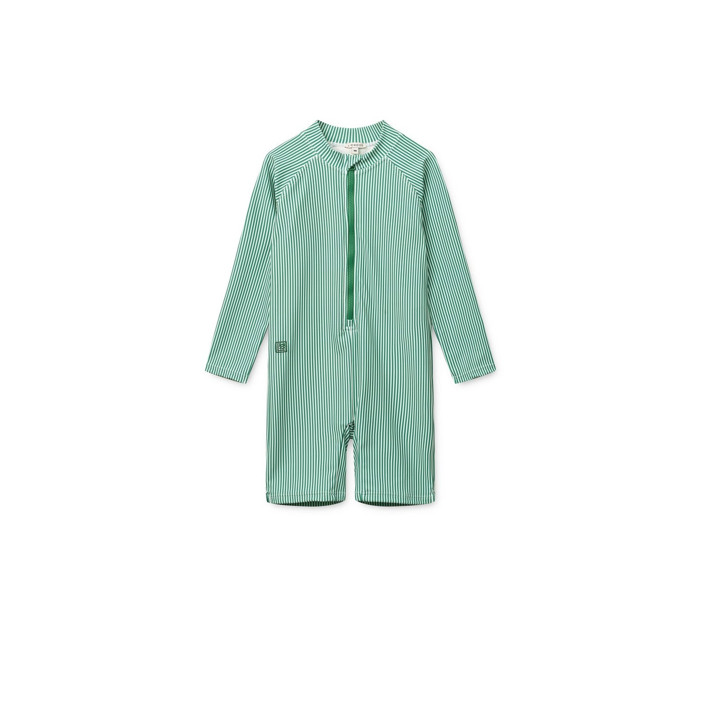 [Liewood] Max Stripe LS Swim Jumpsuit - Bright Garden / Creme De La Creme