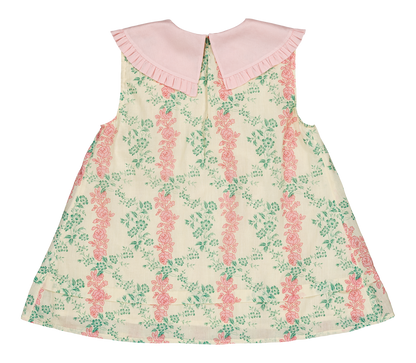 [Bachaa] Mellow Yellow Blouse & Short Set - Arabesque print
