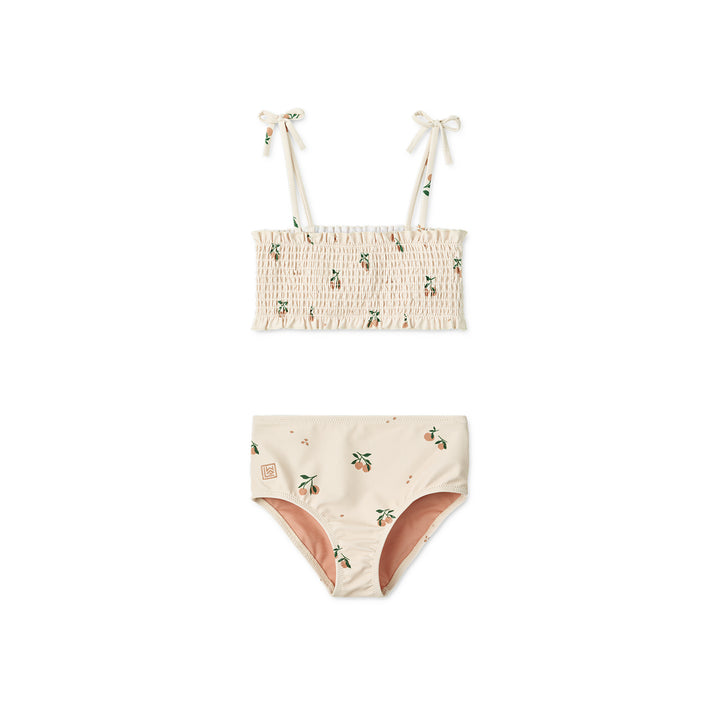 [Liewood] Mikaela Smock Printed Bikini - Peach / Sea Shell