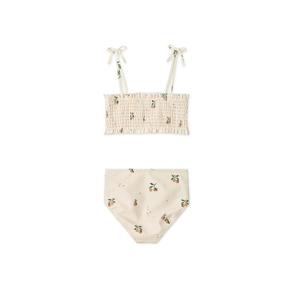 [Liewood] Mikaela Smock Printed Bikini - Peach / Sea Shell