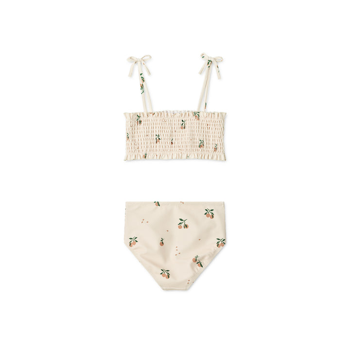 [Liewood] Mikaela Smock Printed Bikini - Peach / Sea Shell