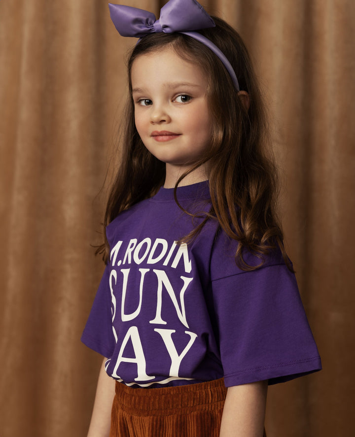 [Mini Rodini] Sunday Sp SS T-Shirt - Purple