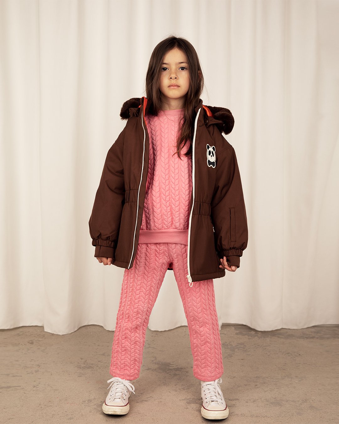 [Mini Rodini] Panda Ski Jacket Brown