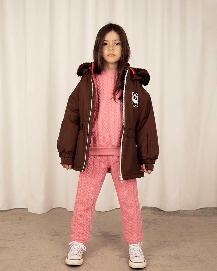 [Mini Rodini] Panda Ski Jacket Brown