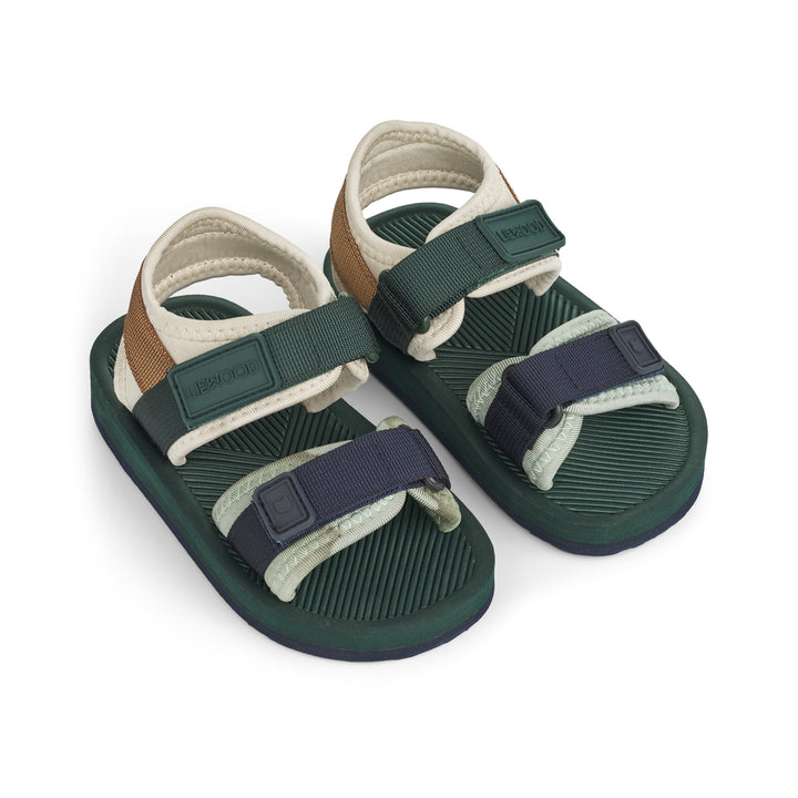 [Liewood] Monty Sandals - Hunter Green Mix
